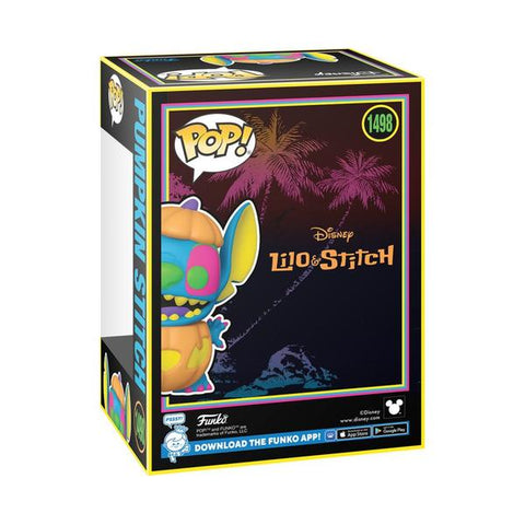 Image of Lilo & Stitch - Pumpkin Stitch Blacklight Pop! RS