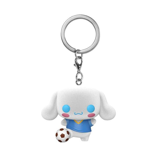 Sanrio - Cinnamoroll (with Soccer Ball) US Exclusive Flocked Pop! Keychain [RS]
