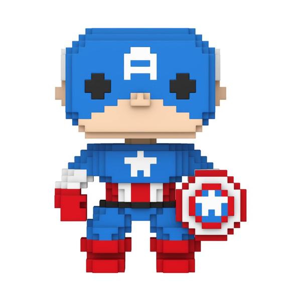 Marvel: 8-Bit - Captain America 8-Bit Pop! RS