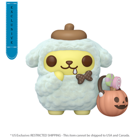 Image of Sanrio - Pompompurin (Halloween) US Exclusive Flocked Pop! Vinyl [RS]