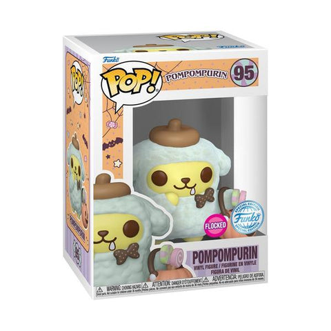 Image of Sanrio - Pompompurin (Halloween) US Exclusive Flocked Pop! Vinyl [RS]