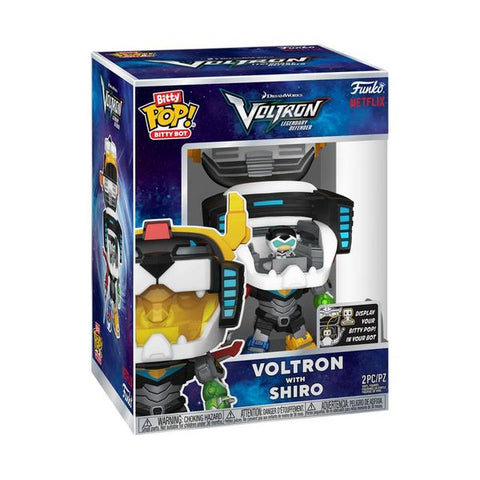 Image of Voltron - Shiro w/Voltron Bitty Pop! Bots