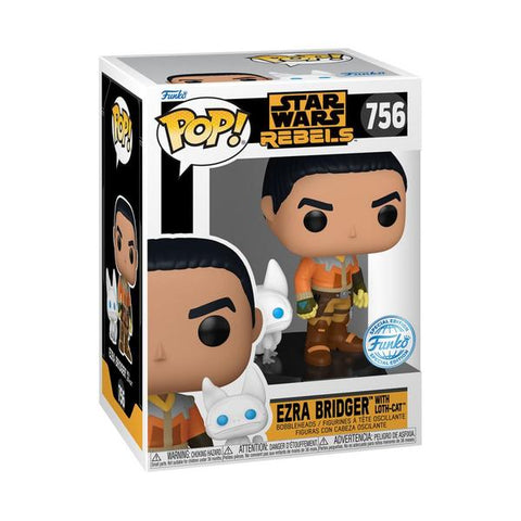 Image of Star Wars: Rebels - Ezra w/Loth Cat Pop! RS