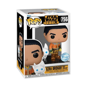 Star Wars: Rebels - Ezra w/Loth Cat Pop! RS