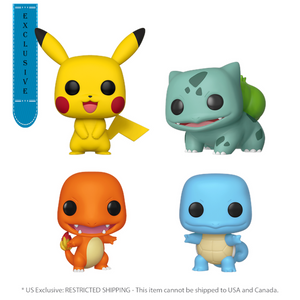 Pokemon - Starters Pop! Vinyl 4PK RS