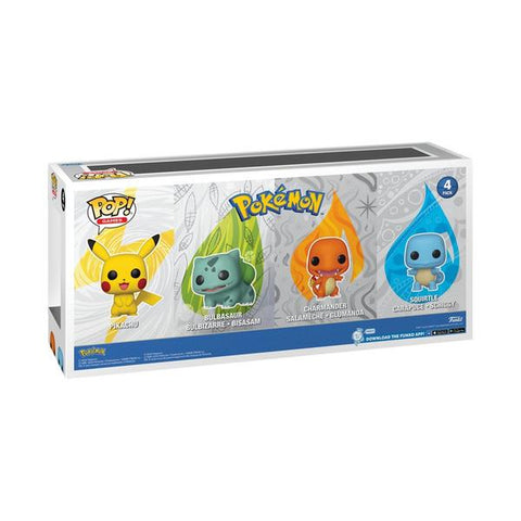 Image of Pokemon - Starters Pop! Vinyl 4PK RS