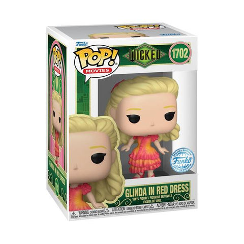 Image of Wicked (2024) - Glinda in Red Dress Pop! RS