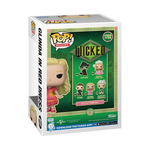 Image of Wicked (2024) - Glinda in Red Dress Pop! RS