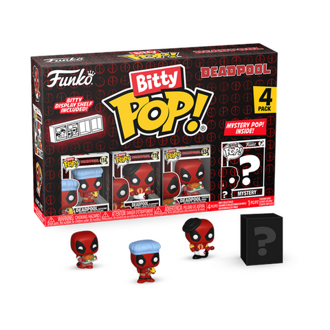 Deadpool - Bathtime Bitty Pop! 4PK