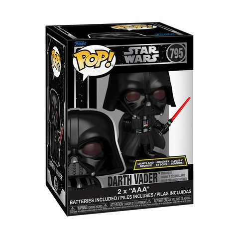 Image of Star Wars - Darth Vader Pop! w/SFX