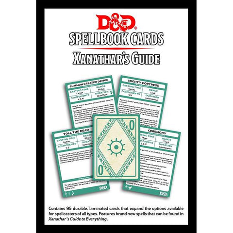 D&D Spellbook Cards - XanatharS Deck