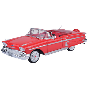 Timeless Legends - 1:24 Scale 1958 Chevy Impala [Red]