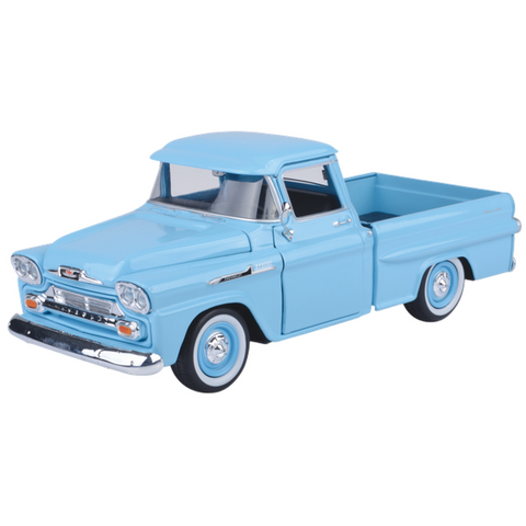 Timeless Legends - 1:24 Scale 1958 Chevy Apache Fleetline Pickup [Light Blue]