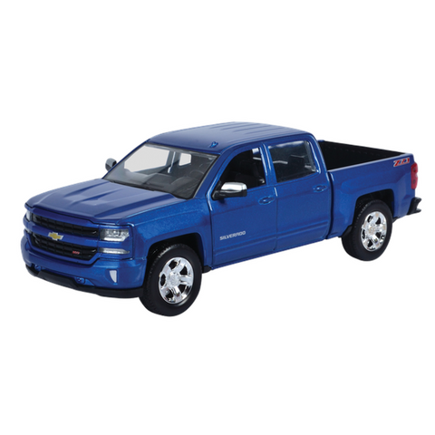 Timeless Legends - 1:24 Scale 2017 Chevy Silverado 1500Lt Z71 Crew Cab [Blue]