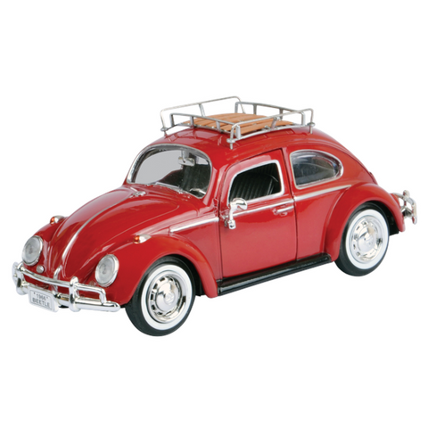 Volkswagen Collection - 1:24 Scale 1966 Volkswagen Classic Beetle Wi/Roof Luggage Rack