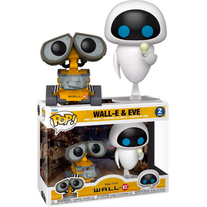 Wall-E - Cooler Wall-E & Bulb Eve US Exclusive Pop! Vinyl 2-Pack [RS]