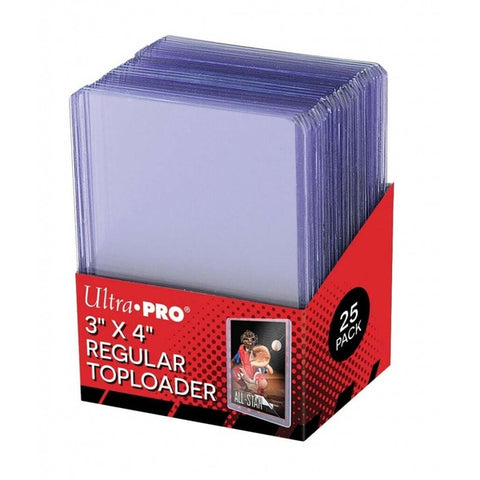 Ultra Pro - 3" x 4" Regular Top Loader Clear (Display of 25)