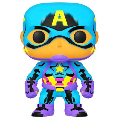 Captain America - Captain America Black Light US Exclusive Pop! Vinyl [RS]