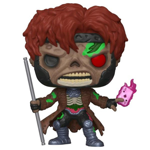 Marvel Zombies - Gambit Glow US Exclusive Pop! Vinyl [RS]