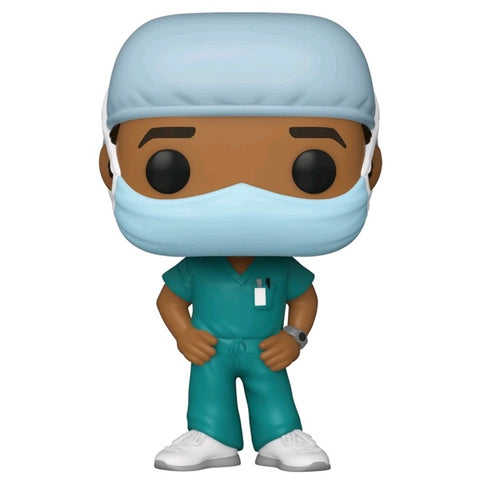 Pop! Heroes - Front Line Worker Male Nurse #2 Green Pop! Vinyl