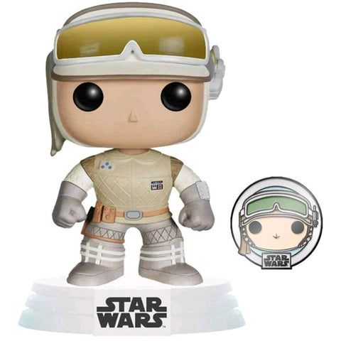 Star Wars: Across the Galaxy - Luke Skywaler Hoth US Exclusive Pop! Vinyl with Pin [RS]