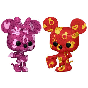 Mickey Mouse - Mickey and Minnie (Atrist) US Exclusive Pop! Vinyl Bundle [RS]