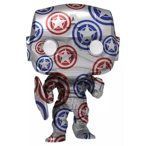 Avengers (Video Game 2020) - Captain America Patriotic Age (Artist) US Exc Pop! w/Protector [RS]