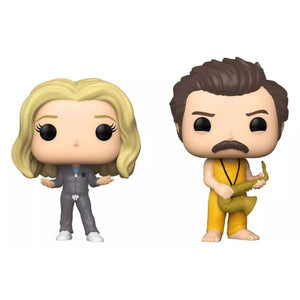 Parks and Recreation - Locked In Ron & Leslie Pop! Vinyl 2-Pack [RS]