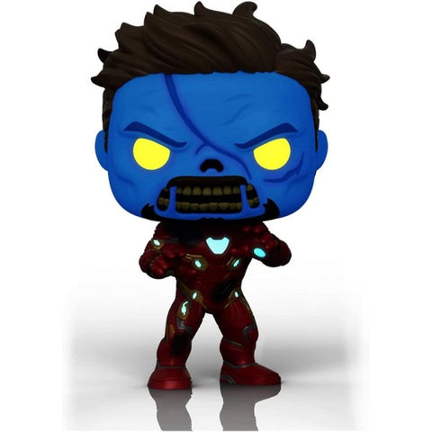 What If - Zombie Iron Man Glow US Exclusive Pop! Vinyl [RS]