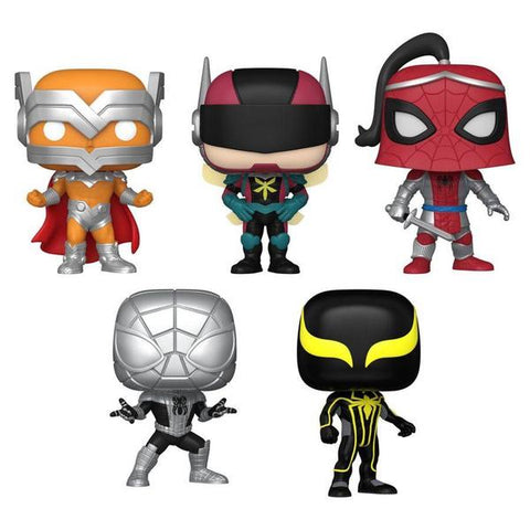 Marvel: Year of the Spider - SpiderMan US Exclusive Pop! 5-Pack [RS]