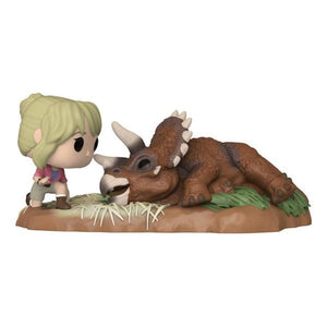 Jurassic Park - Dr. Sattler with Triceratops US Exclusive Pop! Moment [RS]