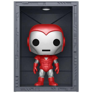 Marvel Comics - Hall of Armor: Iron Man Model 8 Silver Centurian Metallic Pop! Deluxe