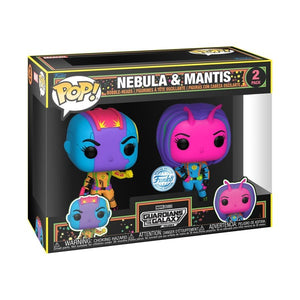 GotG 3 - Nebula & Mantis US Exclusive Blacklight Pop! 2-Pack [RS]