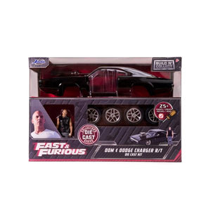 Fast & Furious - Dom's Dodge Charger with Dom 1:24 Scale Diecast Model Kit