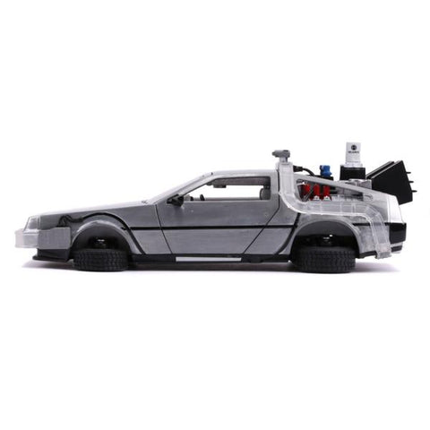 Image of Back to the Future 2 - Delorean 1:24 Scale Hollywood Ride