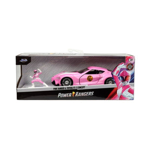 Power Rangers - Toyota FT-1 with Pink Ranger 1:32 Scale