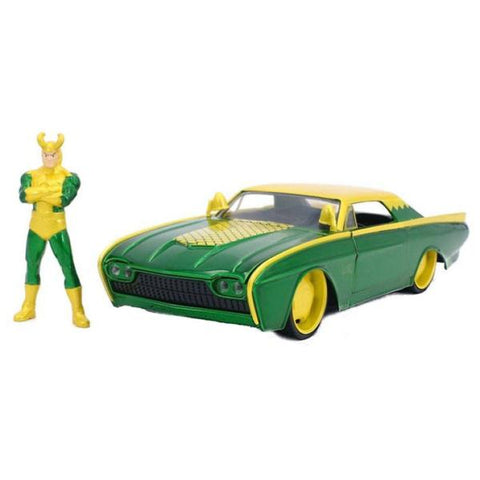 Marvel Comics - Loki & 1963 Ford Thunderbird 1:24 Scale