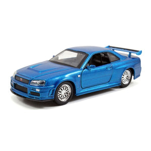 Fast & Furious - 2002 Nissan Skyline GTR R34 Blue 1:32 Scale Hollywood Ride