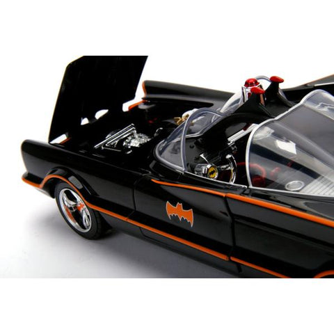 Image of Batman (1966) - Batmobile 1:18 w/Batman