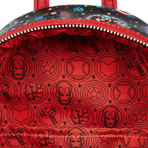 loungefly Marvel Comics - Avengers Floral Tattoo Mini Backpack