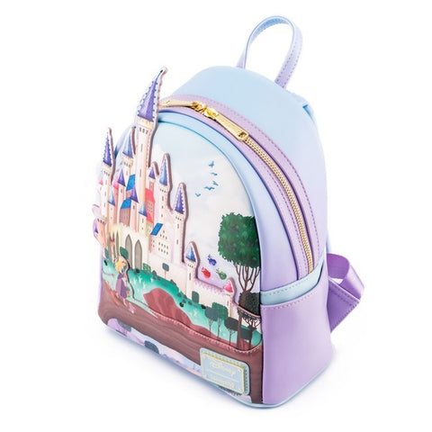 Image of Loungefly Sleeping Beauty - Castle Mini Backpack