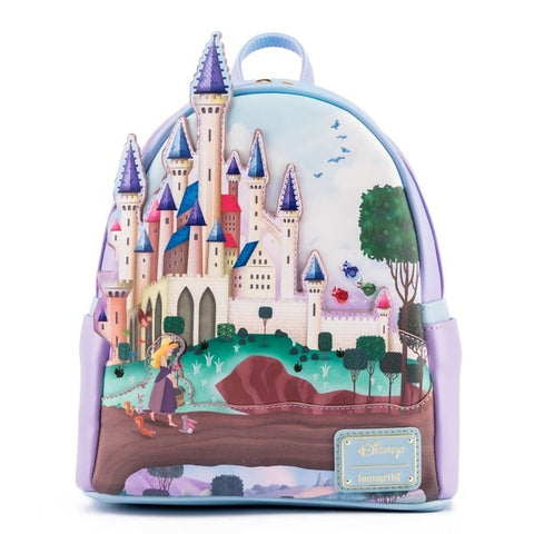 Image of Loungefly Sleeping Beauty - Castle Mini Backpack