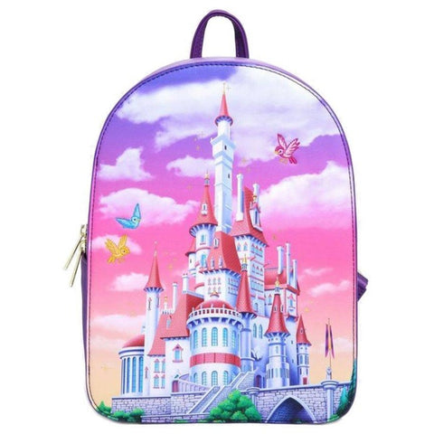 Beauty and the Beast (1991) - Castle Snap Flap US Exclusive Mini Backpack