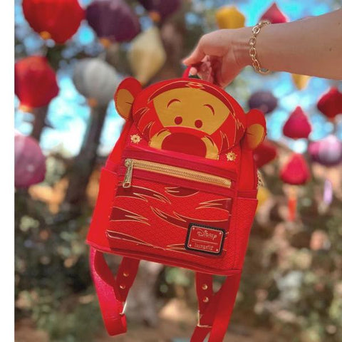 Image of Loungefly Winnie the Pooh - Tigger Chinese New Year US Exclusive Mini Backpack