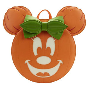 Disney - Minnie Mouse Pumpkin Glow Face Mini Backpack