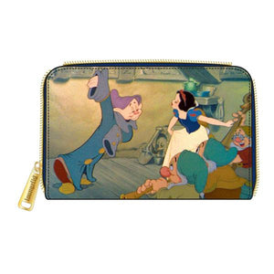 Loungefly Snow White and the Seven Dwarfs - Scenes Zip Purse