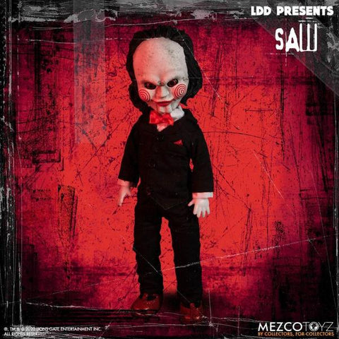 Image of Living Dead Dolls - Saw Billy the Puppet horror figure