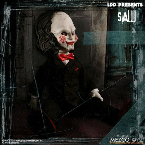 Image of Living Dead Dolls - Saw Billy the Puppet horror figure