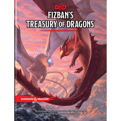 D&D Dungeons & Dragons Fizbans Treasury of Dragons Book - In Stock