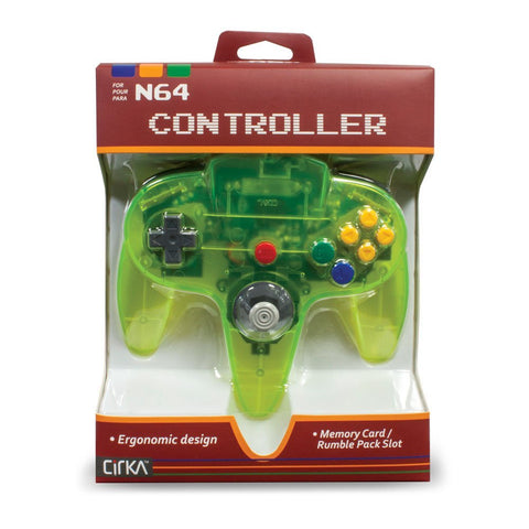 N64 CirKa Controller Cyanine/Jungle